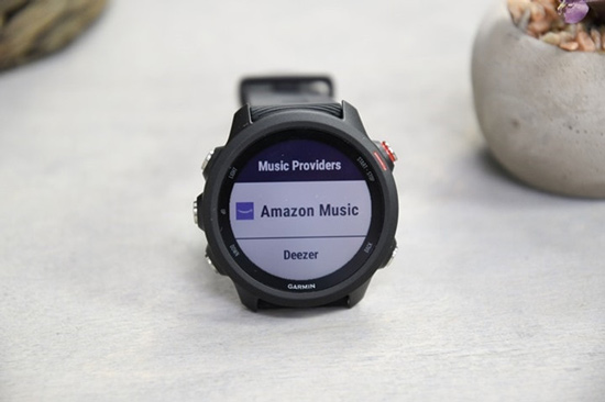 garmin watchにamzon musicを追加する