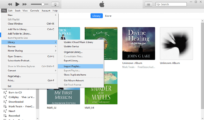 itunesにaudible本を追加する