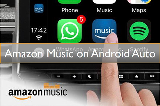 android autoでamazon music