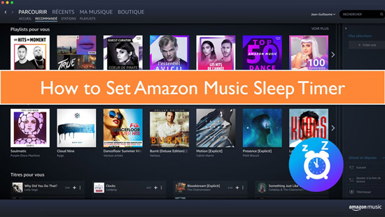 amazon musicスリープタイマー