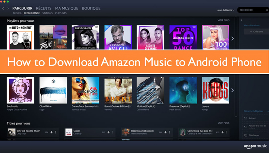 amazon musicをandroid携帯にダウンロードする