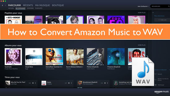 amazon musicをwavに変換する