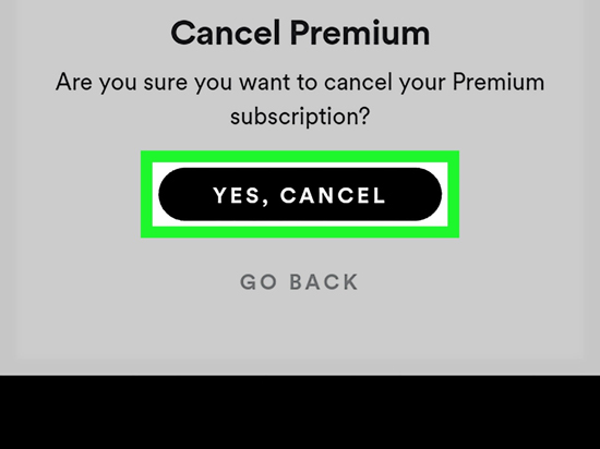 androidでspotify premiumをキャンセルする