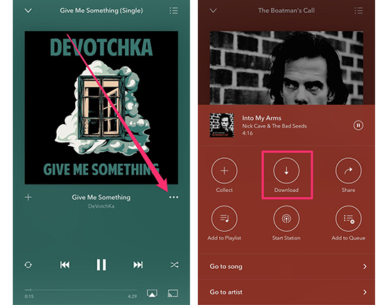 pandoraから音楽をダウンロードするandroid iphone