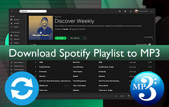 spotifyプレイリストをmp3にダウンロードする