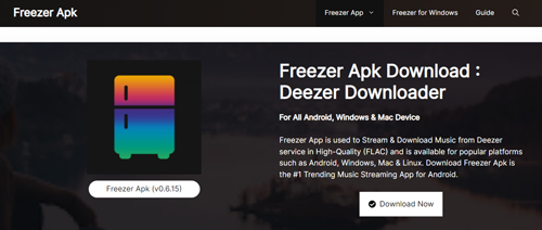 freezer deezer apkをpcでダウンロード