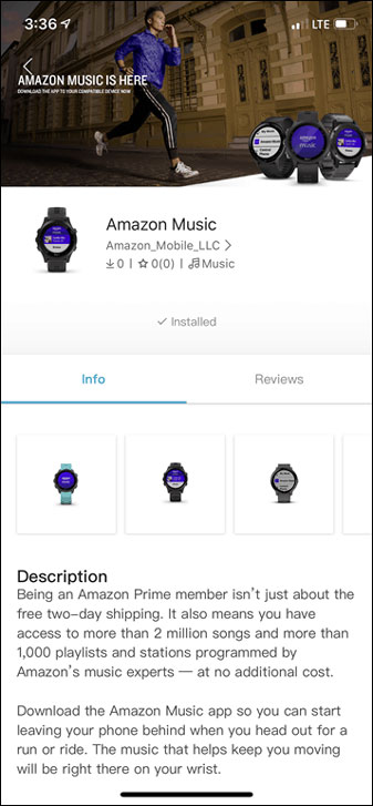 amazon music connect iqアプリをインストールする