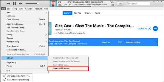 windowsでitunes ライブラリをmp3にエクスポート