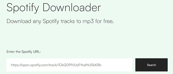 soundloadersでspotify oggをオンラインでmp3に変換する