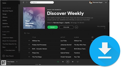 spotifyプレイリストダウンローダー