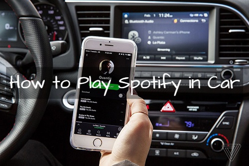 車内でspotifyを再生する