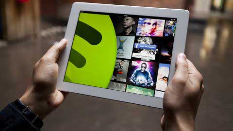 ipadでspotify音楽をオフラインで取得する