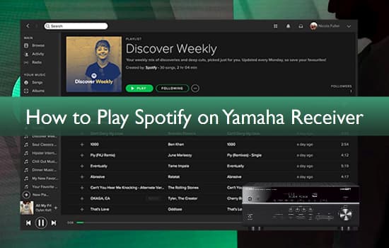 yamahaレシーバーでspotifyを再生する